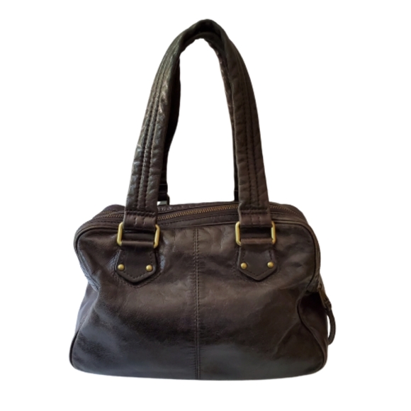 Marc by Marc Jacobs Turnlock Posh Leather Satchel - Picture 9 of 9